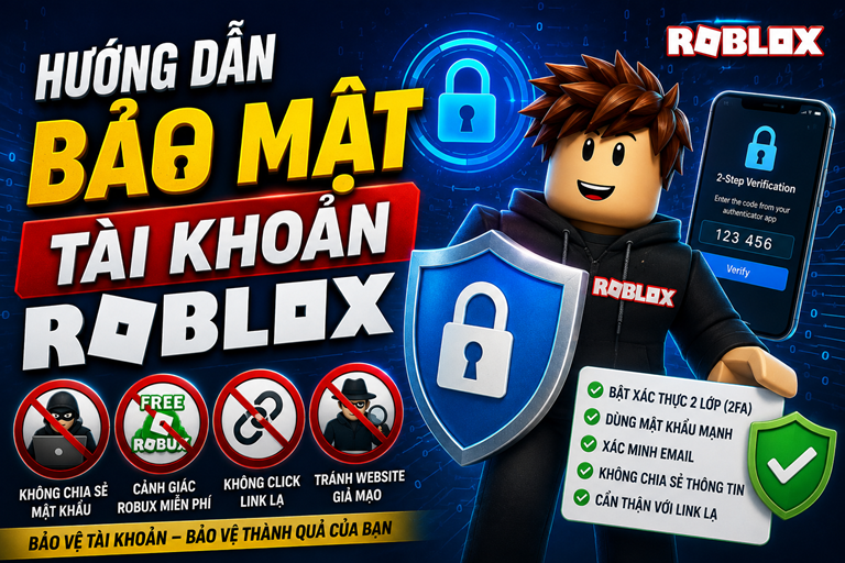 Hướng Dẫn Bảo Mật Tài Khoản Roblox: Những Điều Game Thủ Cần Biết